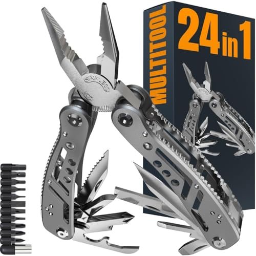 Grand Way 24-in-1 Multitool with 11 Bits — Silver