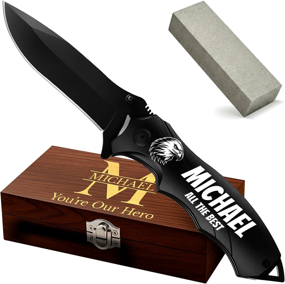 Grand Way Engraved Glass Breaker Knife in Gift Box