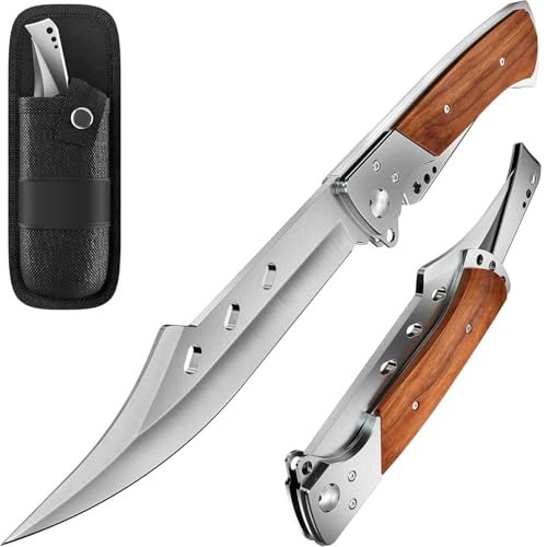 Grand Way Long Blade Folding Knife with Rosewood — Rosewood